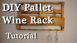How To Make A Pallet Wine Rack