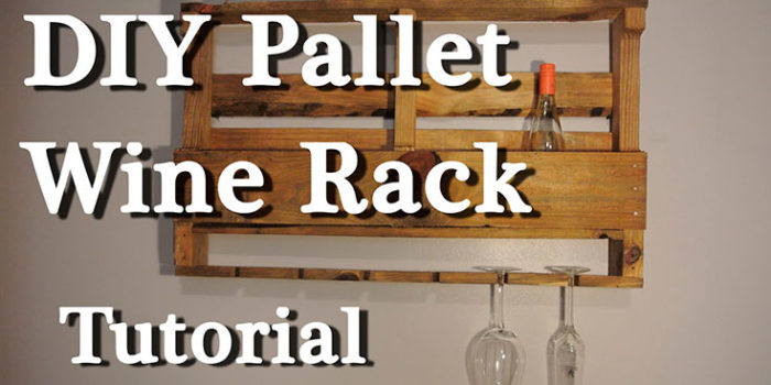 How To Make A Pallet Wine Rack
